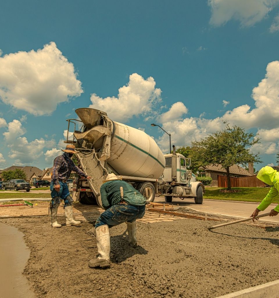 Houston residential concrete driveway installers