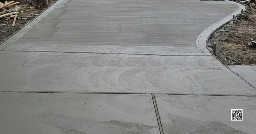 new construction for concrete driveway in Houston TX